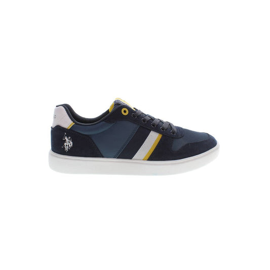 US POLO ASSN. Blue Polyester Men Sneaker