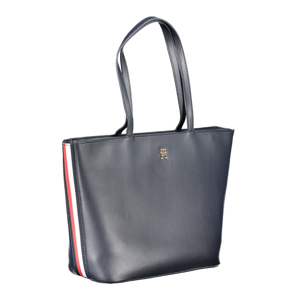 Tommy Hilfiger Blue Polyester Handbag