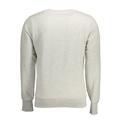 Superdry Gray Cotton Mens Sweater