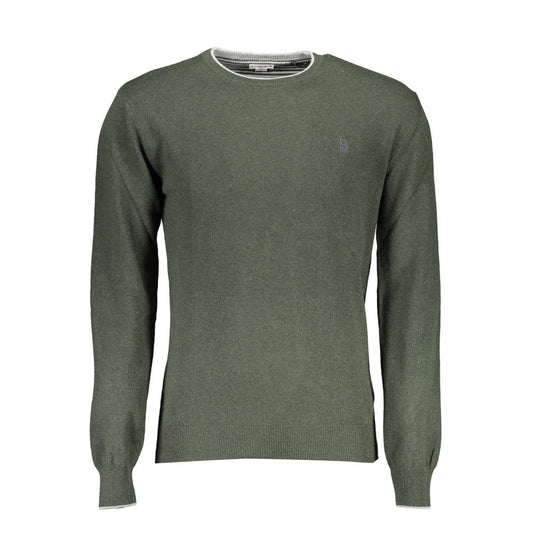 U.S. POLO ASSN. Green Wool Men Sweater