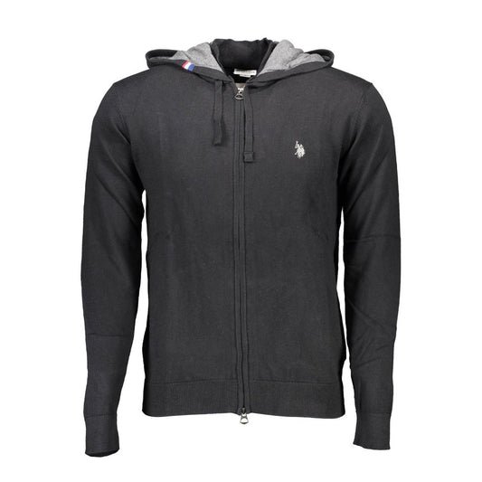 US POLO ASSN. Black Cotton Men Sweater