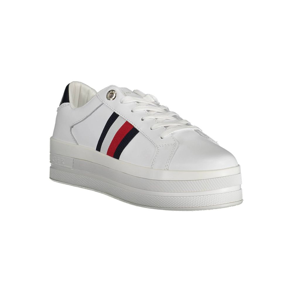 Tommy Hilfiger White Polyethylene Women Sneaker