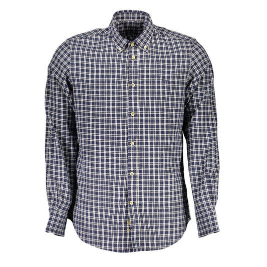 Harmont & Blaine Blue Cotton Men Shirt