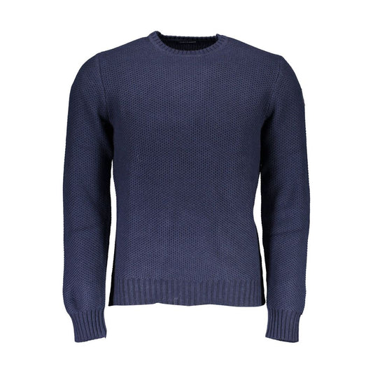 North Sails Blue Cotton Men Sweater