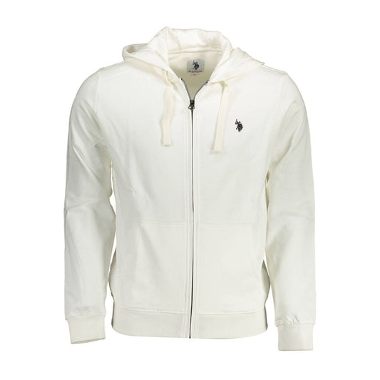 US POLO ASSN. White Cotton Men Sweater