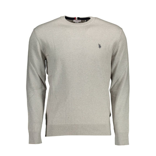 U.S. POLO ASSN. Gray Cotton Men Sweater