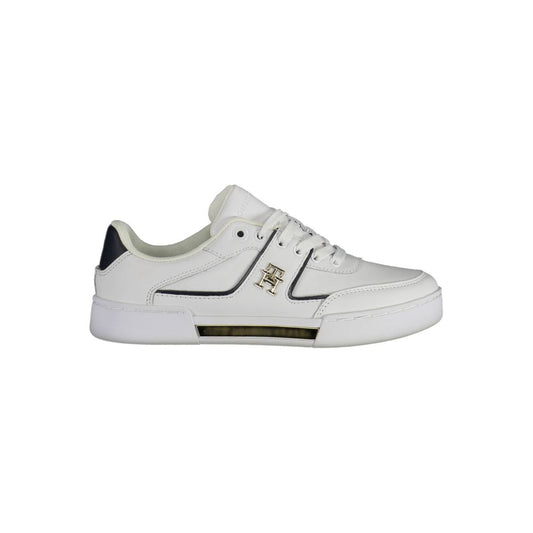 Tommy Hilfiger White Leather Women Sneaker