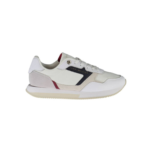 Tommy Hilfiger White Leather Women Sneaker