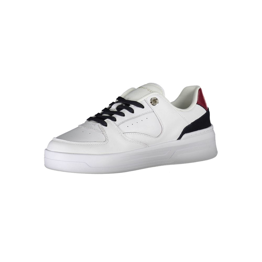 Tommy Hilfiger White Leather Women Sneaker