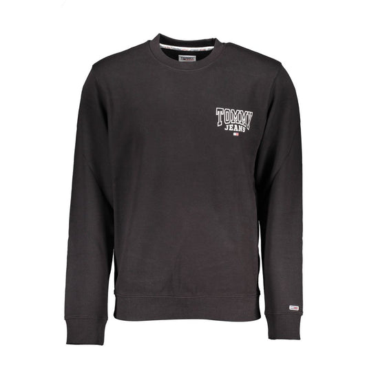 Tommy Hilfiger Black Cotton Men Sweater