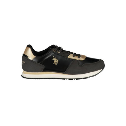 U.S. POLO ASSN. Black Polyester Sneaker