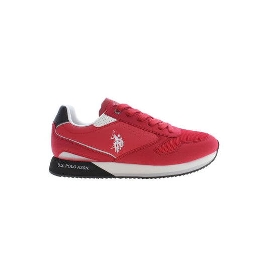 US POLO ASSN. Red Polyester Men Sneaker