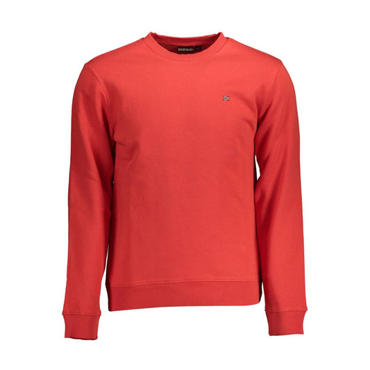 Napapijri Red Cotton Men Sweater