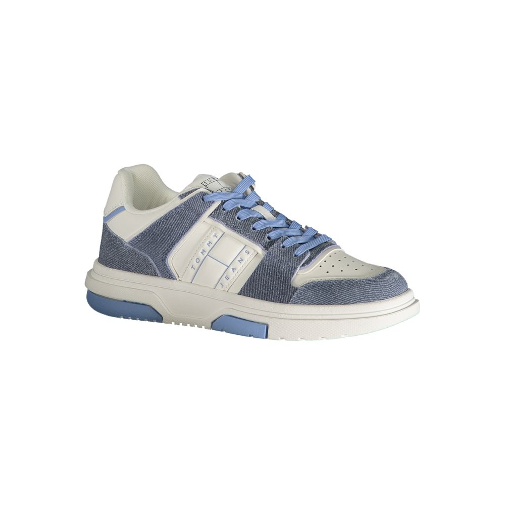 Tommy Hilfiger Light Blue Polyester Sneaker