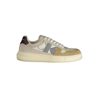 Calvin Klein Beige Polyester Sneaker