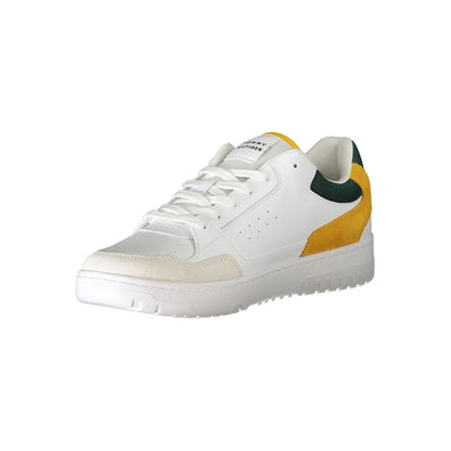 Tommy Hilfiger White Polyethylene Men Sneaker