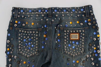 Dolce &amp; Gabbana Enchanted Sicily Crystal Embellished Jeans