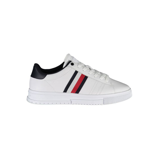 Tommy Hilfiger White Leather Mens Sneaker