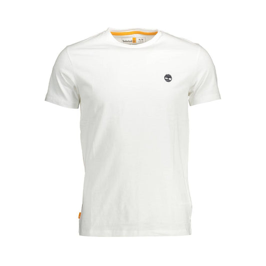 Timberland White Cotton Men T-Shirt