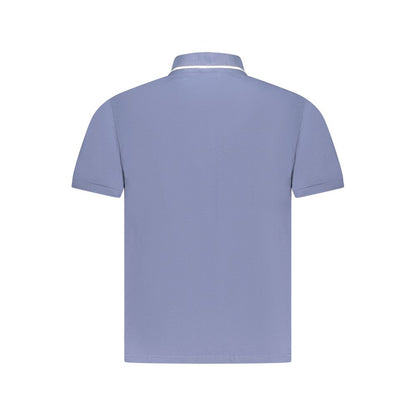 North Sails Blue Cotton Men Polo Shirt