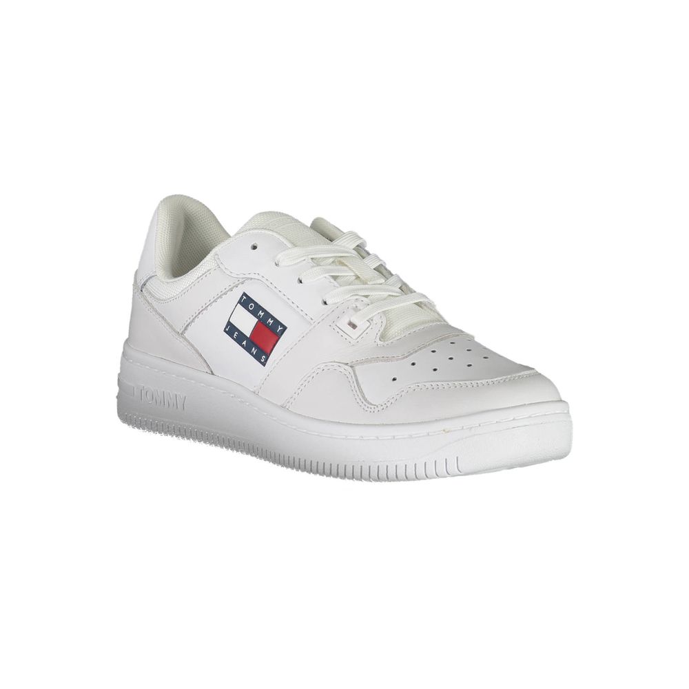 Tommy Hilfiger White Polyester Women Sneaker