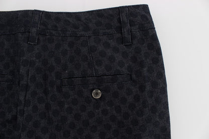 Dolce &amp; Gabbana Chic Polka Dotted Capris Jeans