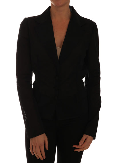 Dolce &amp; Gabbana Semi-Transparent Darkgreen Nylon Blazer