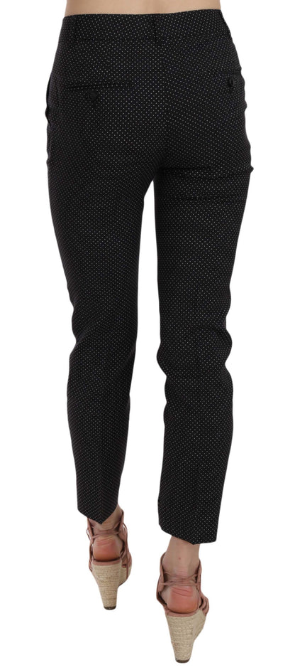 Dolce &amp; Gabbana Elegant Black Virgin Wool Trousers