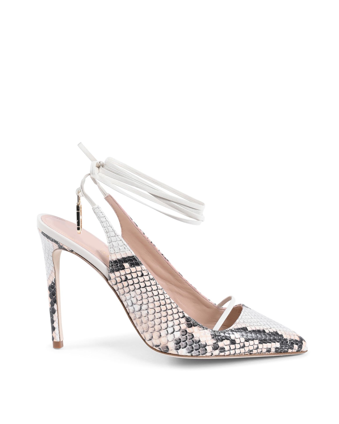 Brenda Python - Black/Nude Stiletto hakken